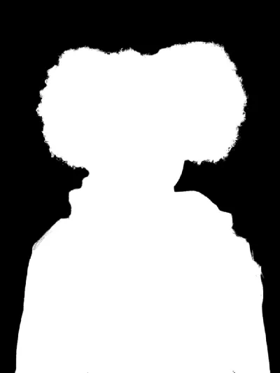 Input image, depth map and portrait matte generated by our algorithms and models.