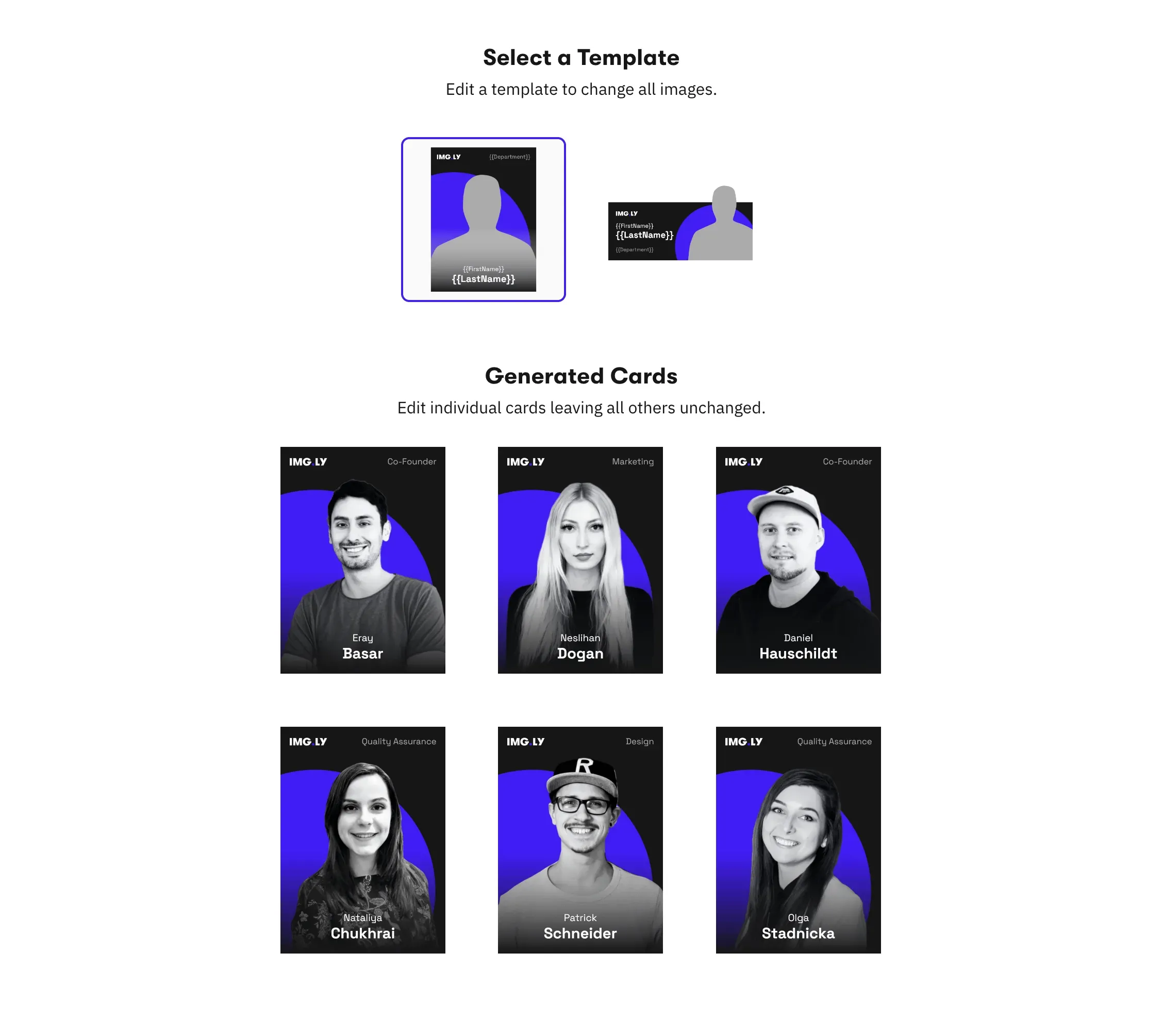 Batch image generation pipeline binding data to templates for automated output