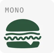 Mono burger icon