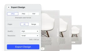 Preview of Design Export Options demo