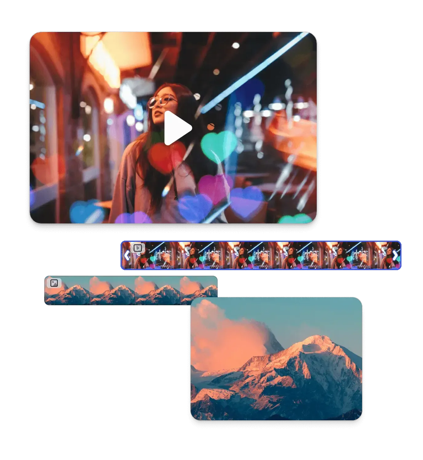 Editing across video and static design formats