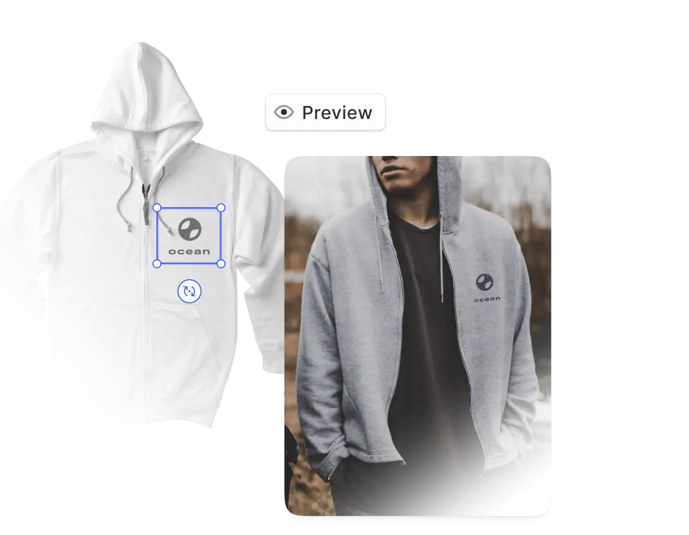 Real-time 3D product preview