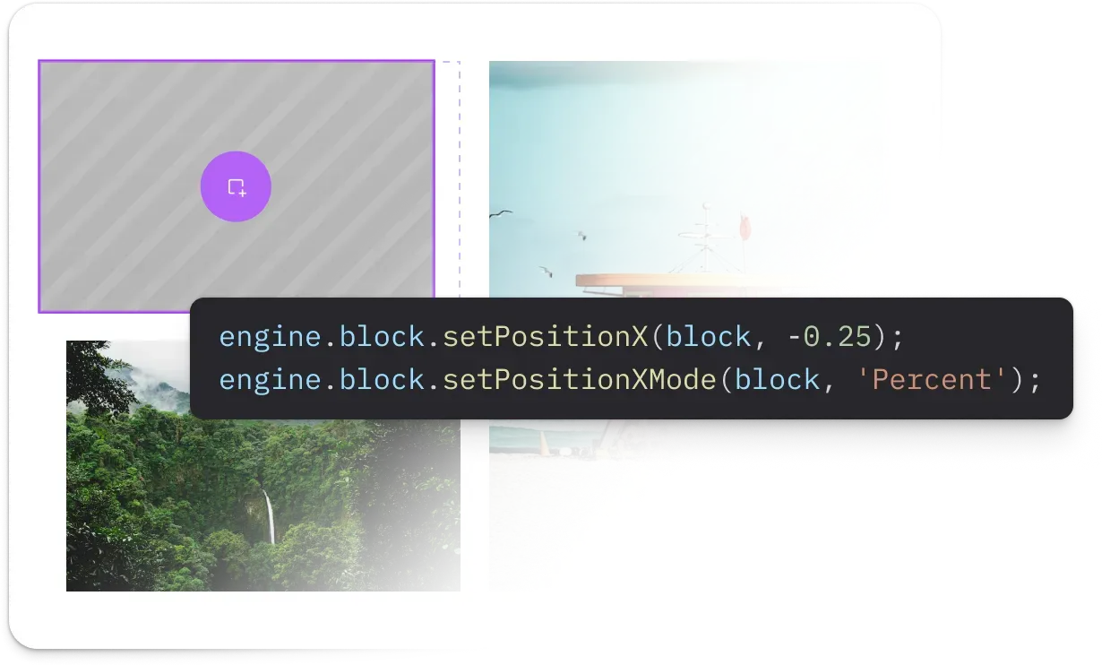 Auto-arranged photo grid layout placing images across multi-page book spreads by date