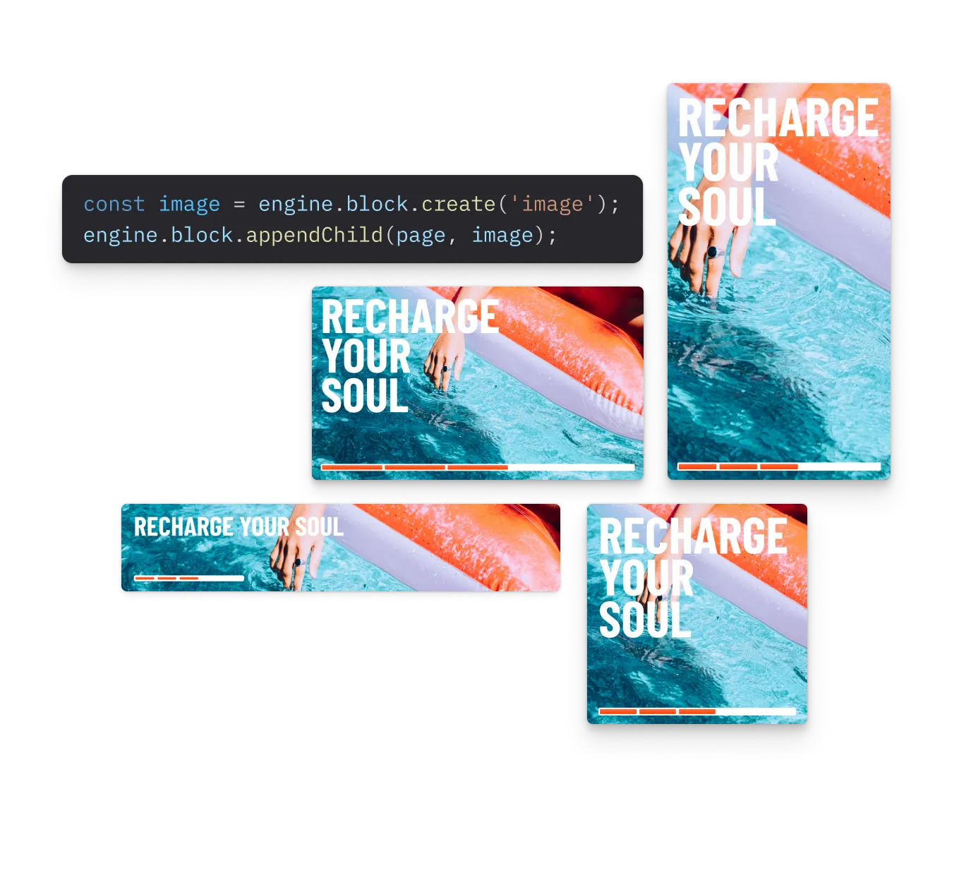 One template generating multiple structured outputs through automation
