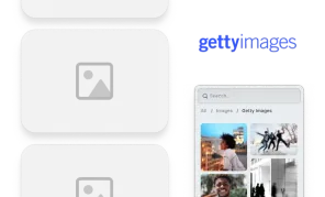 Preview of Getty Images Asset Library demo