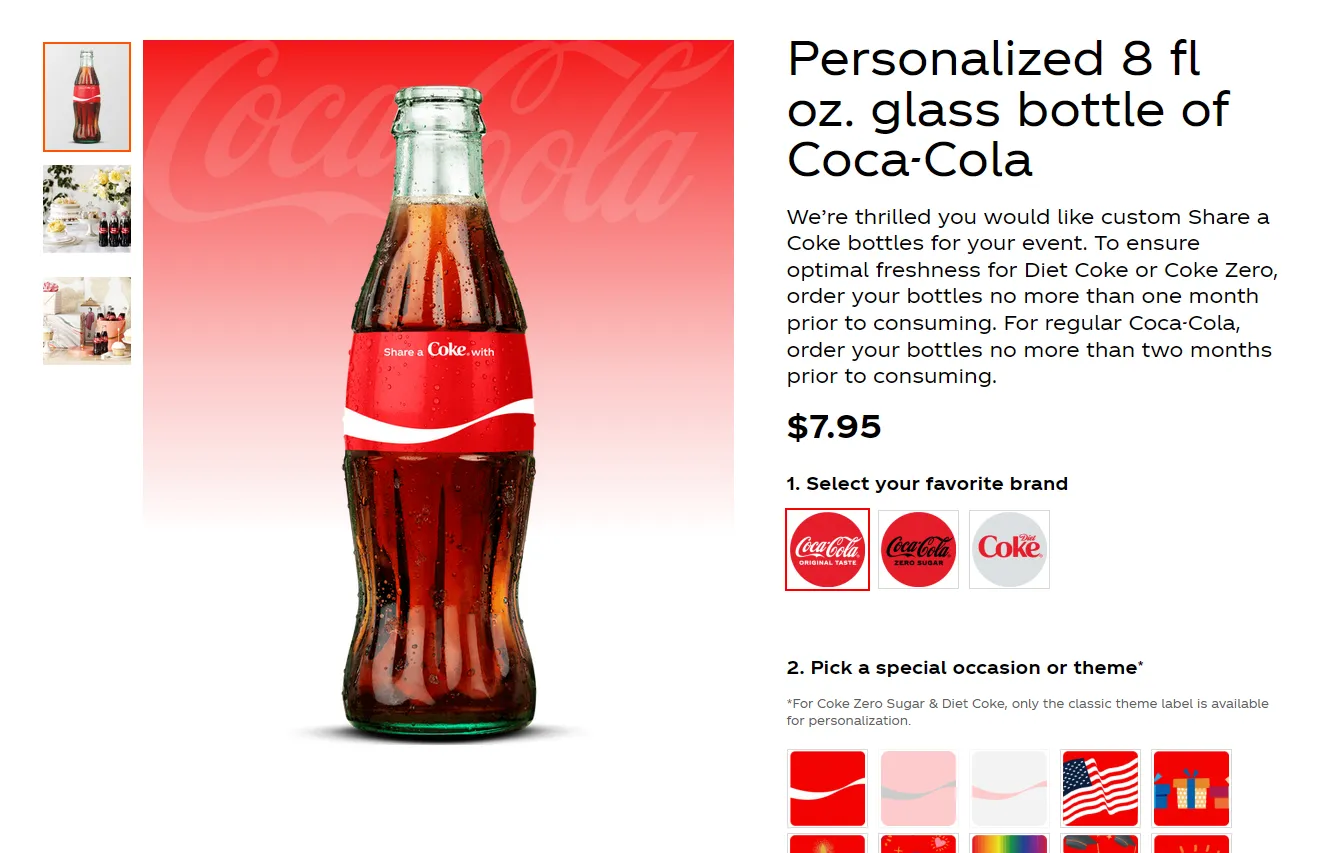 Share a Coke: every bottle tells a unique story with personalized names, fostering connections.