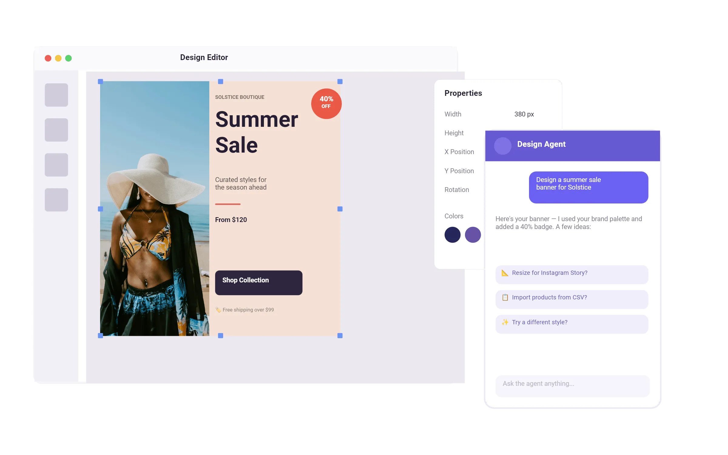IMG.LY Codesign compared against Canva Magic Studio