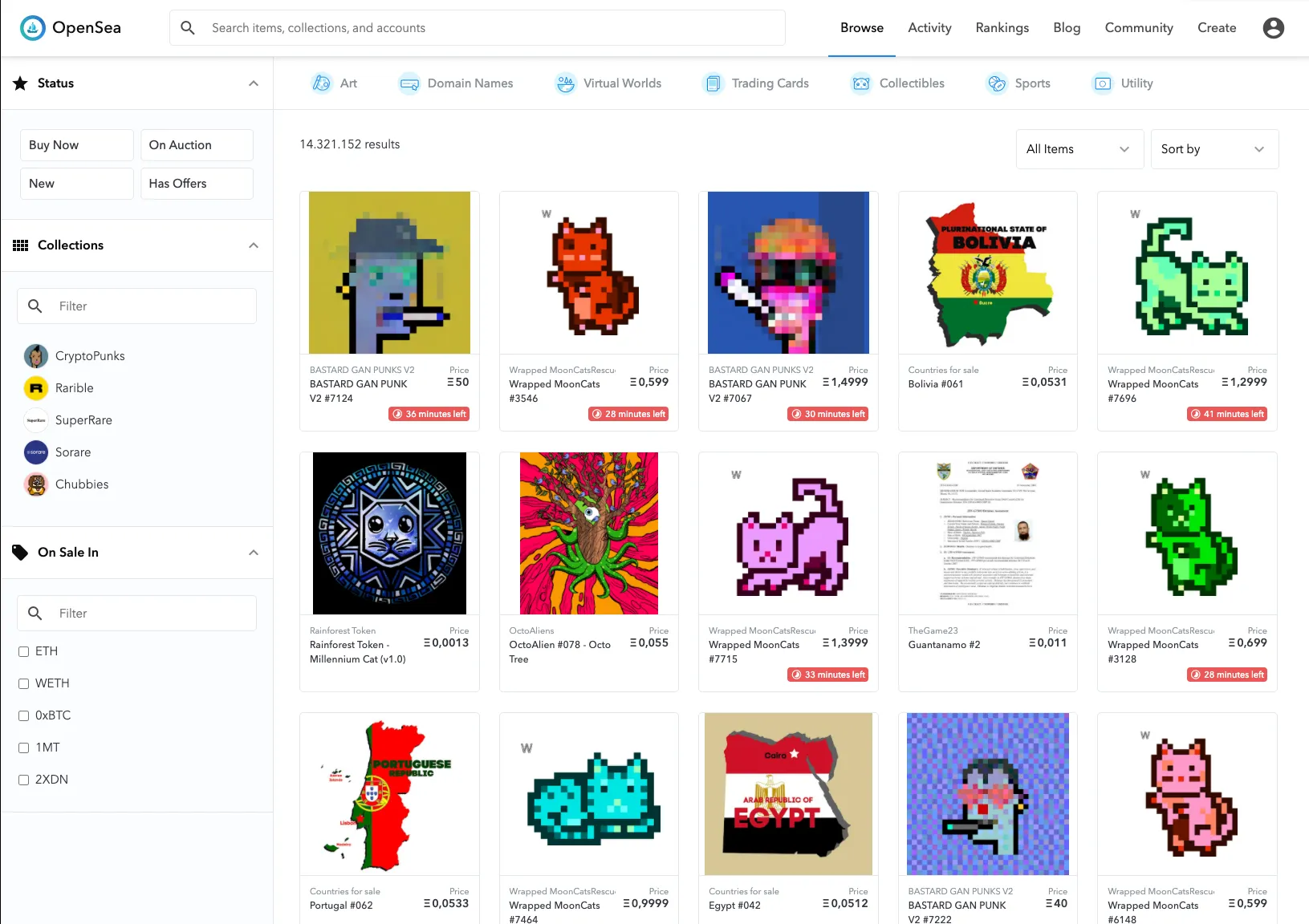 OpenSea Marketplace