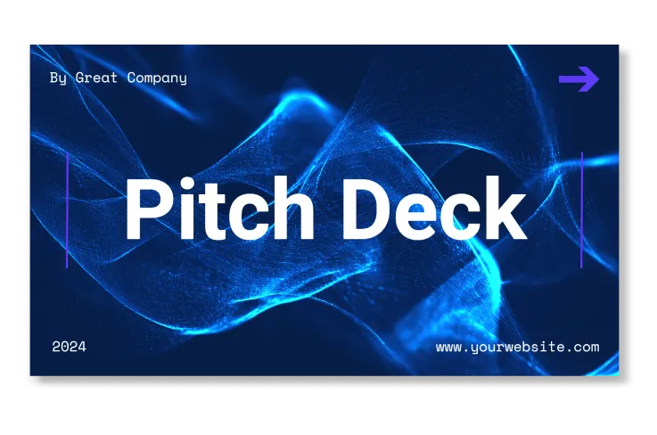 Pitch deck templates for investor and client presentations