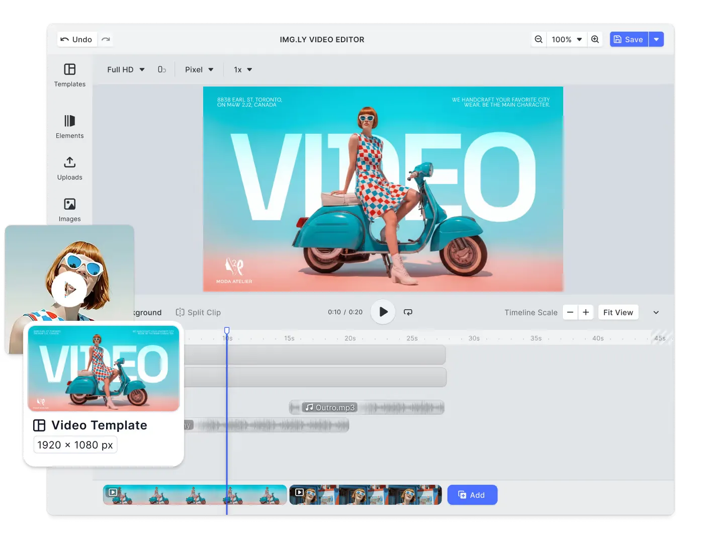 IMG.LY Creative Editor SDK compared against Remotion