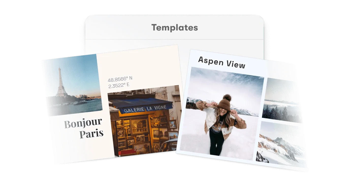 Smart print templates with placeholders and lockable layouts