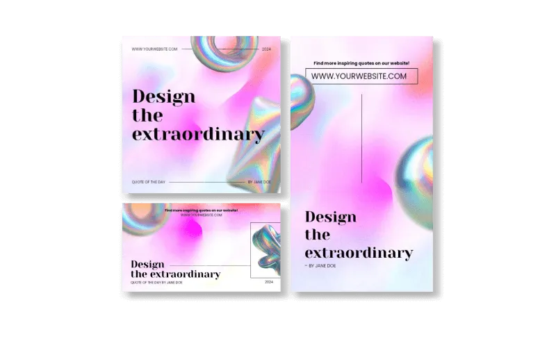 Instagram templates for Stories, Reels, feed posts, and carousel ads
