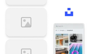 Preview of Unsplash Asset Library demo