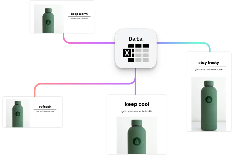 Variable data printing illustration