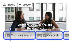 Preview of Video Captions demo